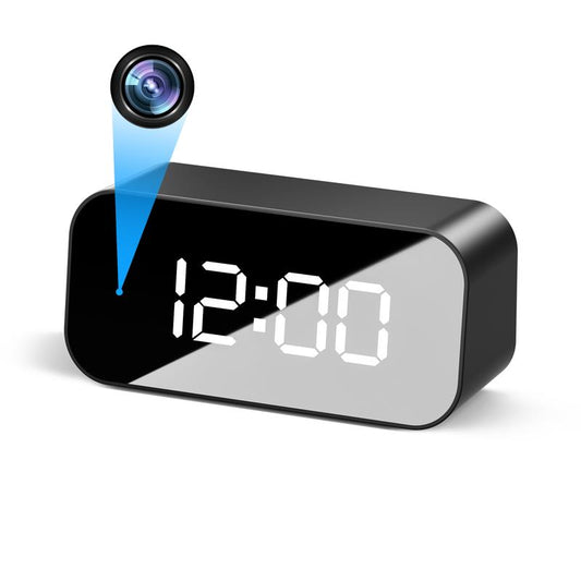 2MP Camera Clock Wifi Camera Alarm 4K FHD Nanny Camera Recorder Wireless Indoor Home Office Security Night Vision Motion Detection 5G and 2.4G Wi-Fi Camera Clock