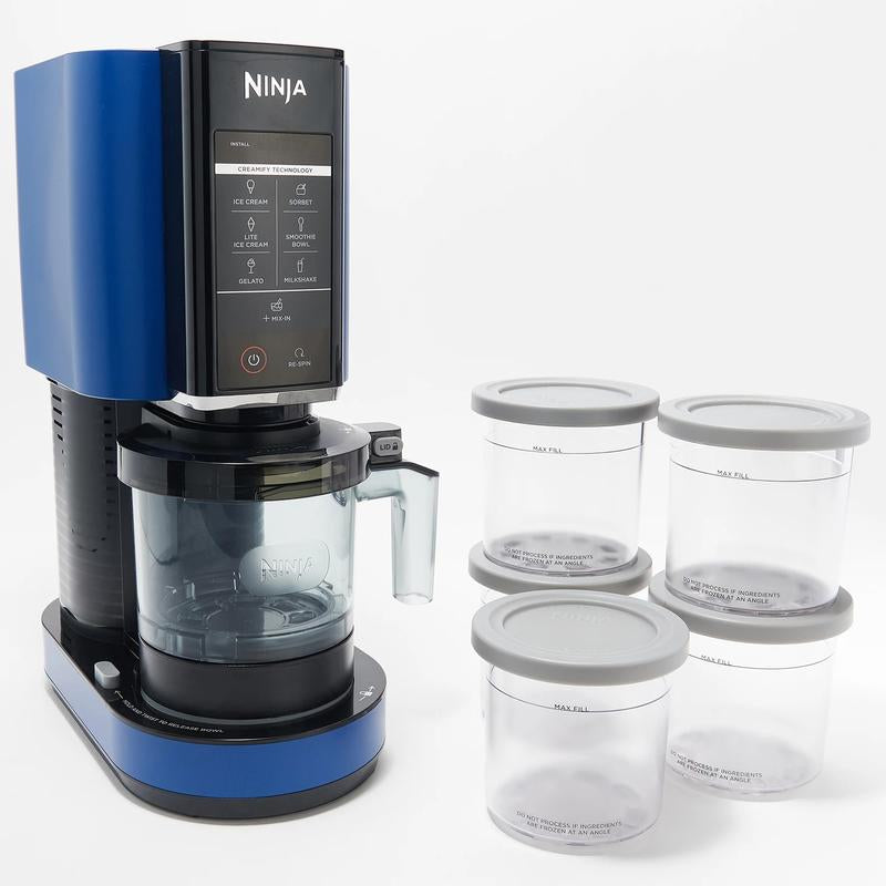 Ninja Creami 7-In-1 Frozen Treat Maker W/ Extra Pints
