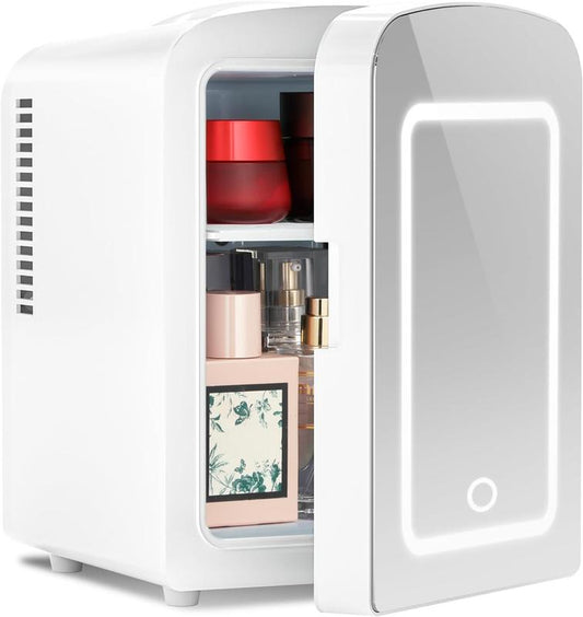 Antarctic Star Makeup Compact Refrigerator with LED Mirror