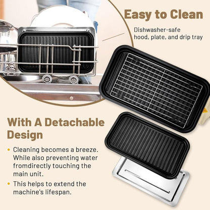 Indoor Eletric Barbecue Grill, Kitchen Appliances,