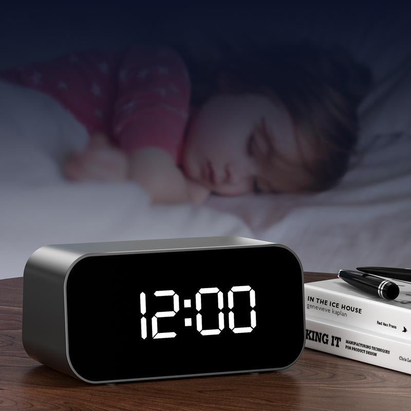 2MP Camera Clock Wifi Camera Alarm 4K FHD Nanny Camera Recorder Wireless Indoor Home Office Security Night Vision Motion Detection 5G and 2.4G Wi-Fi Camera Clock