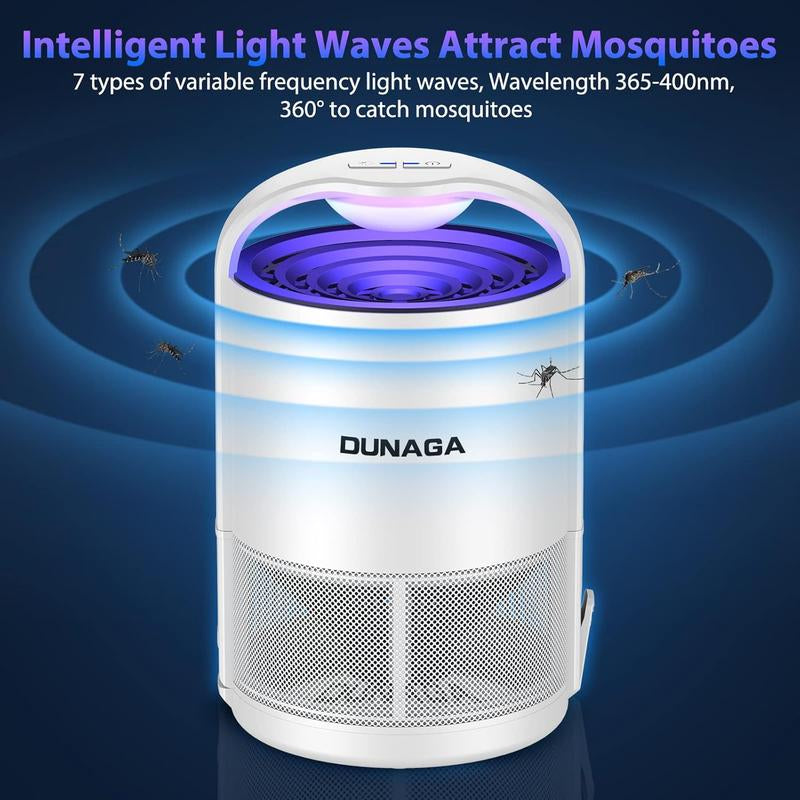 Fly Traps Indoor, Fruit Fly Traps, Gnat Traps, Bug Zapper Indoor, Insect Traps Indoor with 10 Sticky Glue Boards, White, Fathersdaygift