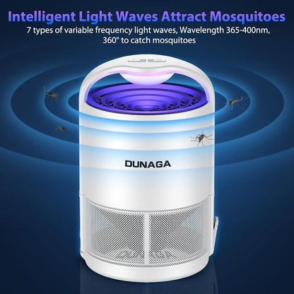 Fly Traps Indoor, Fruit Fly Traps, Gnat Traps, Bug Zapper Indoor, Insect Traps Indoor with 10 Sticky Glue Boards, White, Fathersdaygift