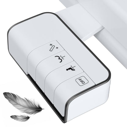 Hibbent Bidet Attachment for Toilet, Non-Electric Dual Nozzle for Frontal & Rear Wash, Adjustable Water Pressure Control, Fresh Water Bidet Toilet Seat, Self Cleaning Water Sprayer, White Portable Dual Adjustable Dual