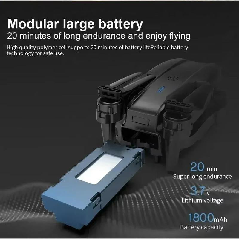 Holy Stone GPS Drone with 4K Camera, HS175D RC Quadcopter with Auto Return, Follow Me Mode, Brushless Motor, Circle Fly, 46 Mins Long Flight Time Portable Wireless Transmission