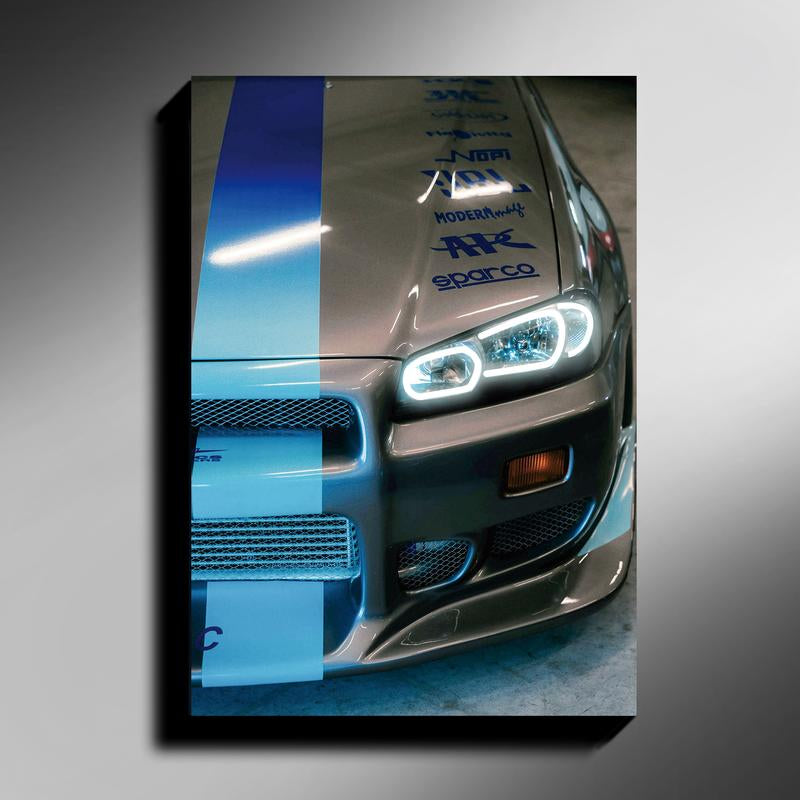 SPORTS CAR NEON LGHT - 5Mm Acrylic & Stickers (No Dri!) Usb-Powered Wall Art for Bedroom/Game Room | Cool Gift for Men/Car Lovers