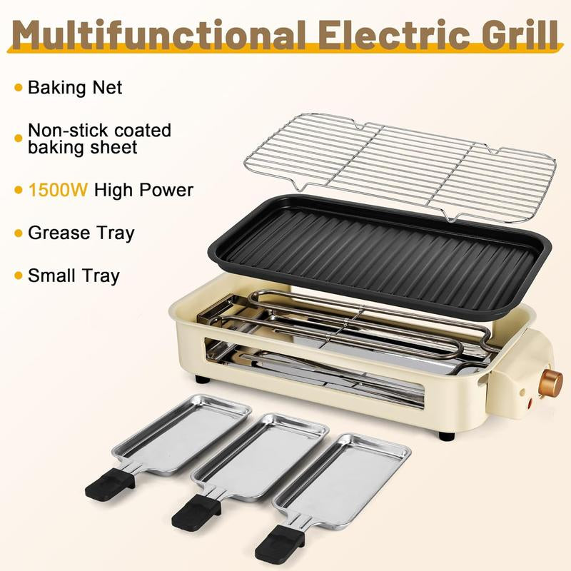 Indoor Eletric Barbecue Grill, Kitchen Appliances,