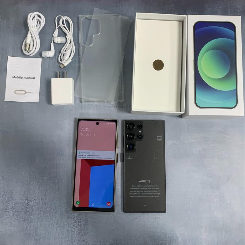 Unlocked Cell Phone, Android 13 Smartphone, 8GB+256GB, 6800Mah Battery, 24MP+50MP Camera Mobile Phone, 6.8'' Screen Cell Phone,5G Phone, Built in Pen, Dual SIM Cellphone