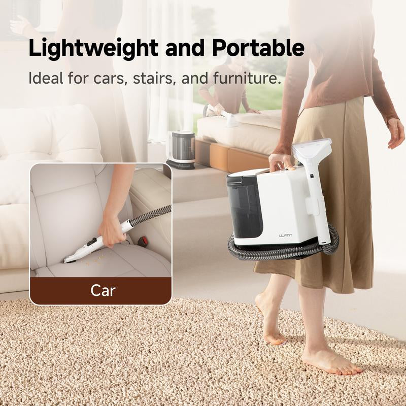 Uwant Portable Carpet Cleaner, 12Kpa Powerful Suction Spot Cleaner Machine, Upholstery Cleaner Machine, Home, Sofa, Car Vacuum Cleaner B300A