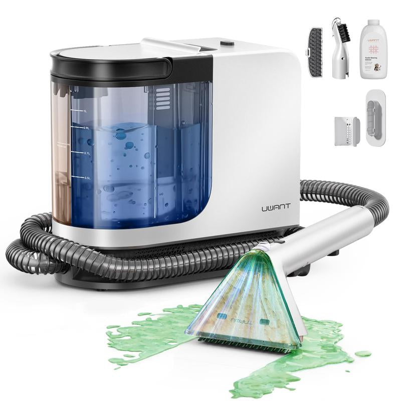 Uwant Portable Carpet Cleaner, 12Kpa Powerful Suction Spot Cleaner Machine, Upholstery Cleaner Machine, Home, Sofa, Car Vacuum Cleaner B300A