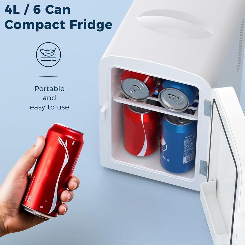 Antarctic Star Makeup Compact Refrigerator with LED Mirror
