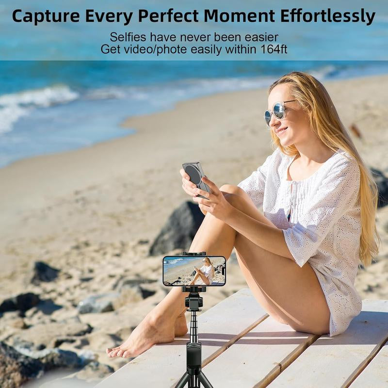 Phone Vlog Selfie Monitor Screen, Magnetic Mount, 1080P Wireless Recording, Using Phone Rear Camera for Selfie Vlog, Live Streaming, Tiktok, Compatible with Iphone/Android