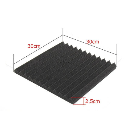 1Pc 1"X12"X12" Acoustic Foam Sound Insulation Panels for KTV Bar Soundproofing Studio Wedges Sound Proofing Multiple Color