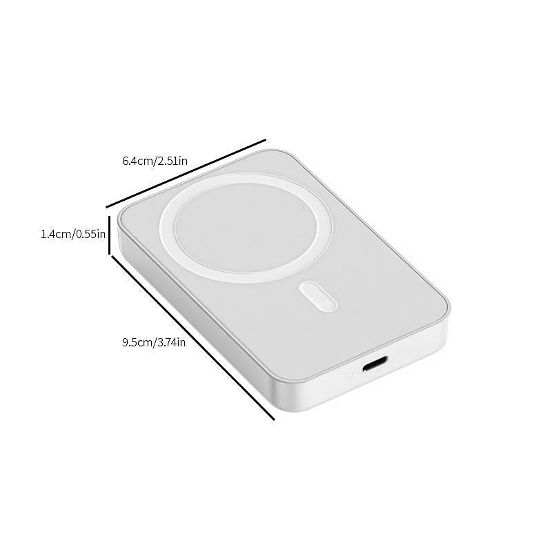 5000Mah Magnetic Power Bank,Wireless Portable Charger ，For Iphone 16/15/14/13/12/Plus/Por Max All Series Fast Charging Magsafe Battery Pack
