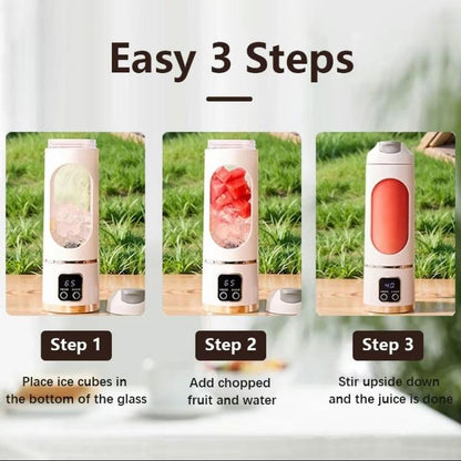 【Tiktok Top Seller】Digital Multimode Juicer Blender - Smart LED Display, Diet-Friendly，Leak Proof Design for Smoothies Liquid Diet, Shakes & Baby Food，Best Compact Blender for Home & Travel, Lemon Juicer，Fathers Day Gift