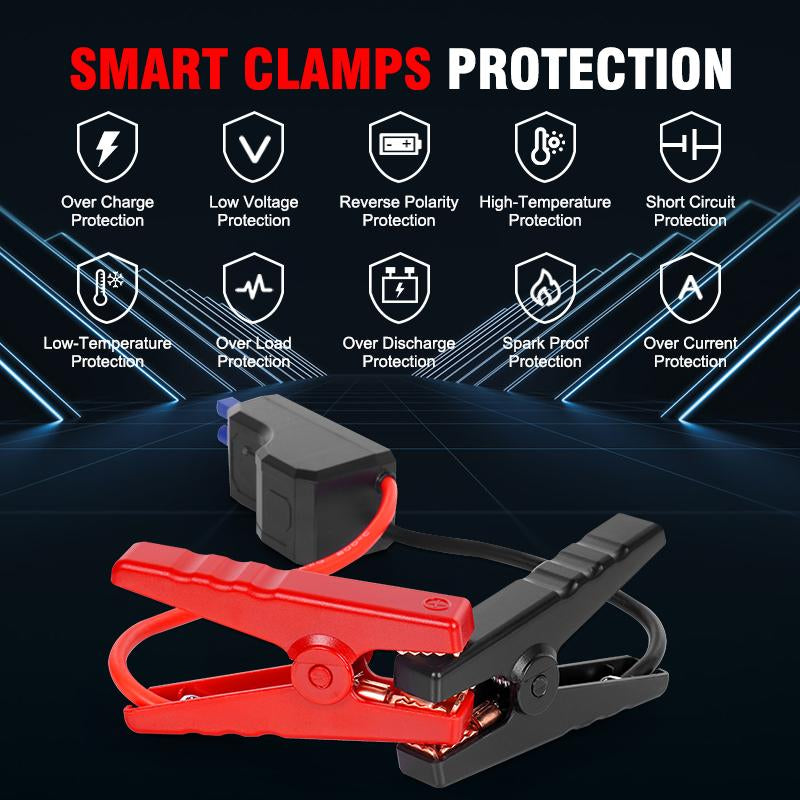 Kopuo 12V 5000A Portable Car Jump Starter - 1 Count Emergency Booster for Urban Commuters & Outdoor Adventurers Vehicle Automotive