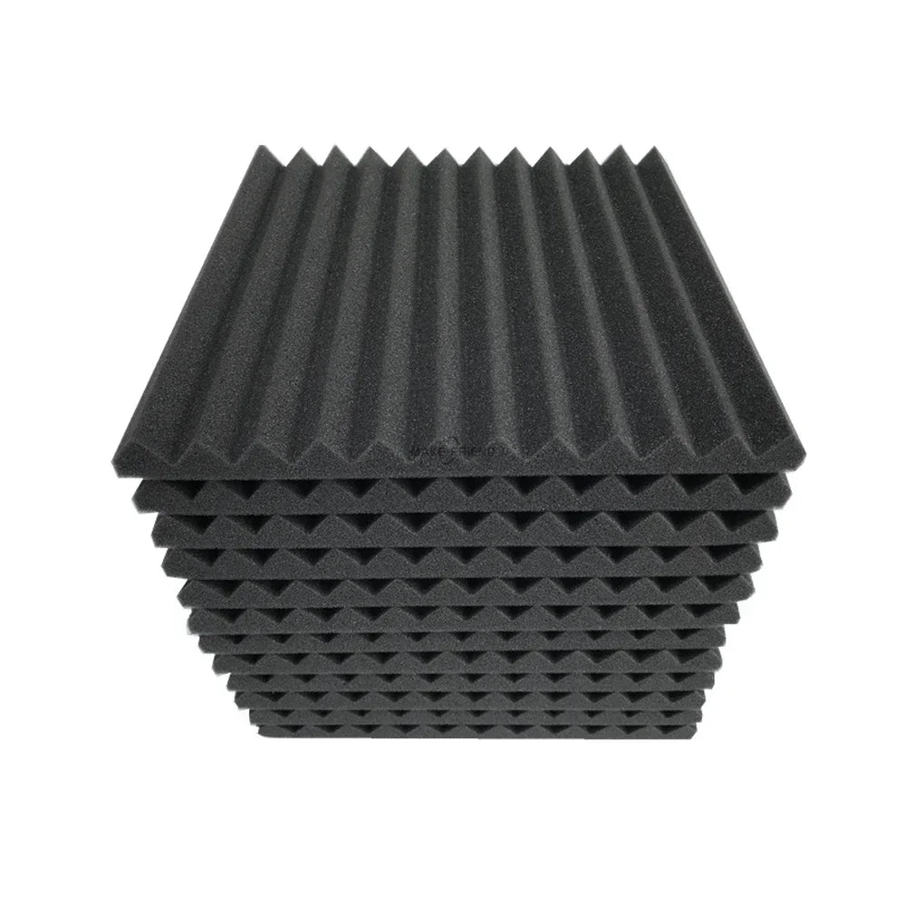1Pc 1"X12"X12" Acoustic Foam Sound Insulation Panels for KTV Bar Soundproofing Studio Wedges Sound Proofing Multiple Color