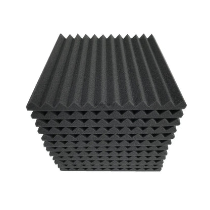 1Pc 1"X12"X12" Acoustic Foam Sound Insulation Panels for KTV Bar Soundproofing Studio Wedges Sound Proofing Multiple Color