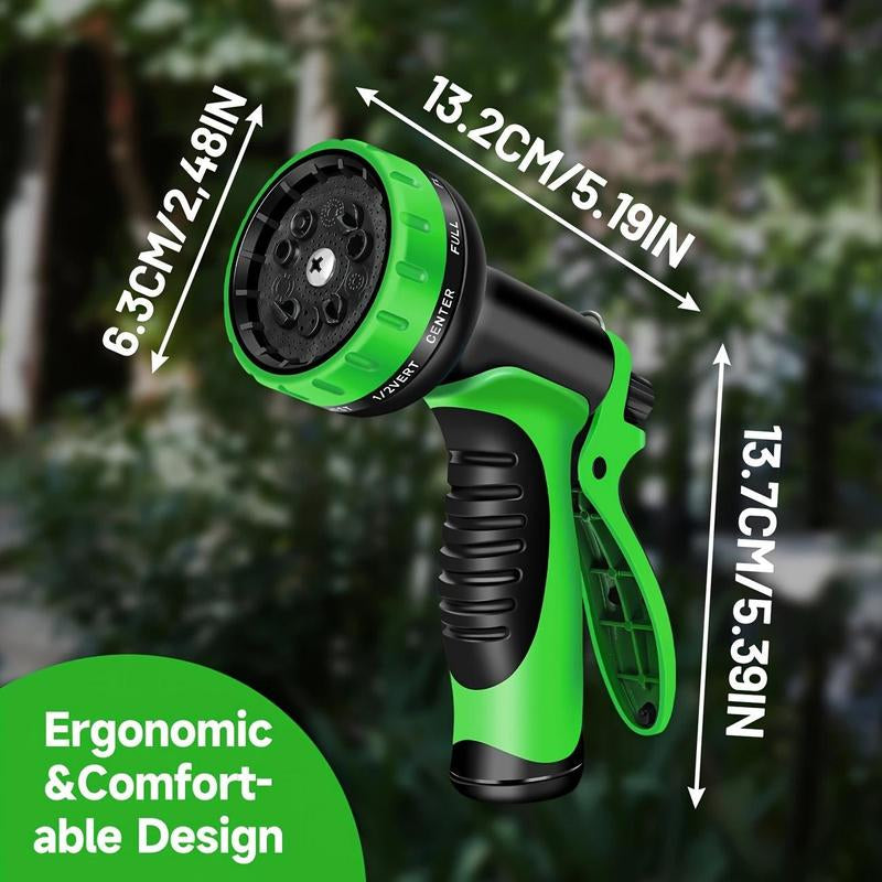 25Ft Expandable Garden Hose with Spray Nozzle - High Pressure, Kink-Free & Lightweight for Car Wash, Watering (3" Compact Design) Outdoor Exterior Tools