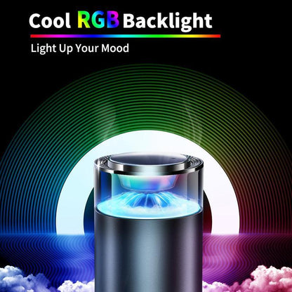 Smart Car Air Freshener & Diffuser – 5 Scents, 4 Adjustable LED Light, Aromatherapy for Car, Home, Office & More