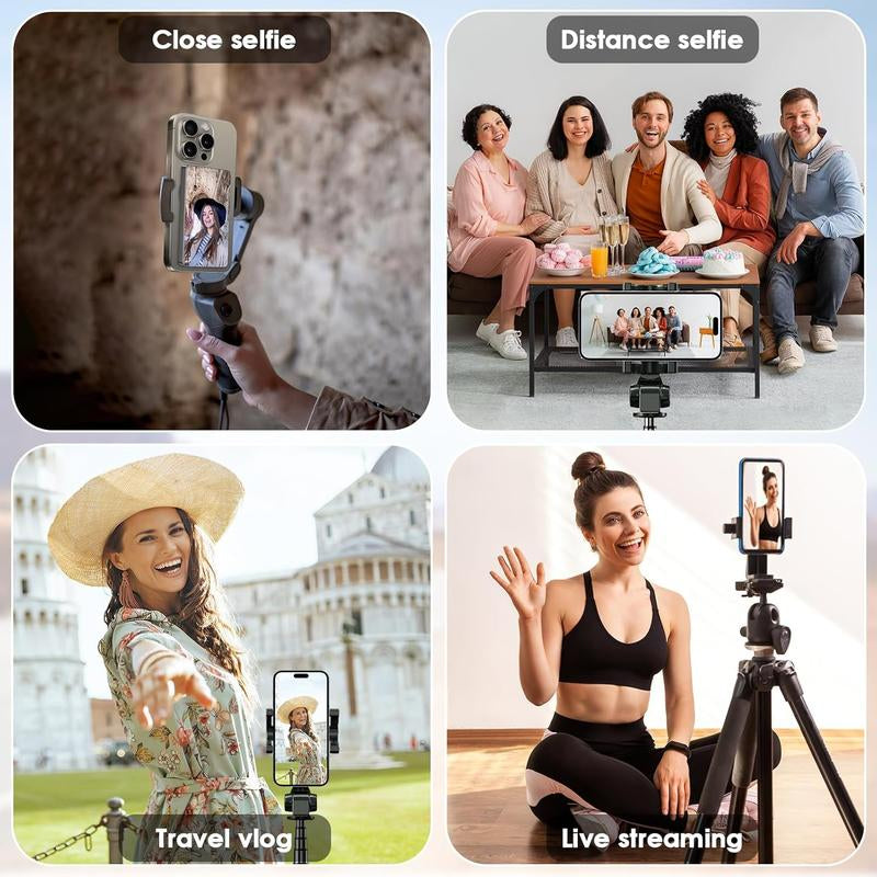 Phone Vlog Selfie Monitor Screen, Magnetic Mount, 1080P Wireless Recording, Using Phone Rear Camera for Selfie Vlog, Live Streaming, Tiktok, Compatible with Iphone/Android