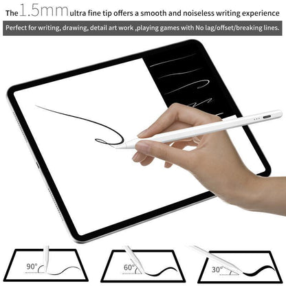 Stylus Pen for Ipad,Fast Charge,With Palm Rejection Tilt Sensitivity, Active Touch Screen Pencil Compatible with Ipad 6/7/8/9/10,Mini5/6Air3/4/5 Ipad Pro12.9&11 Fathersdaygift
