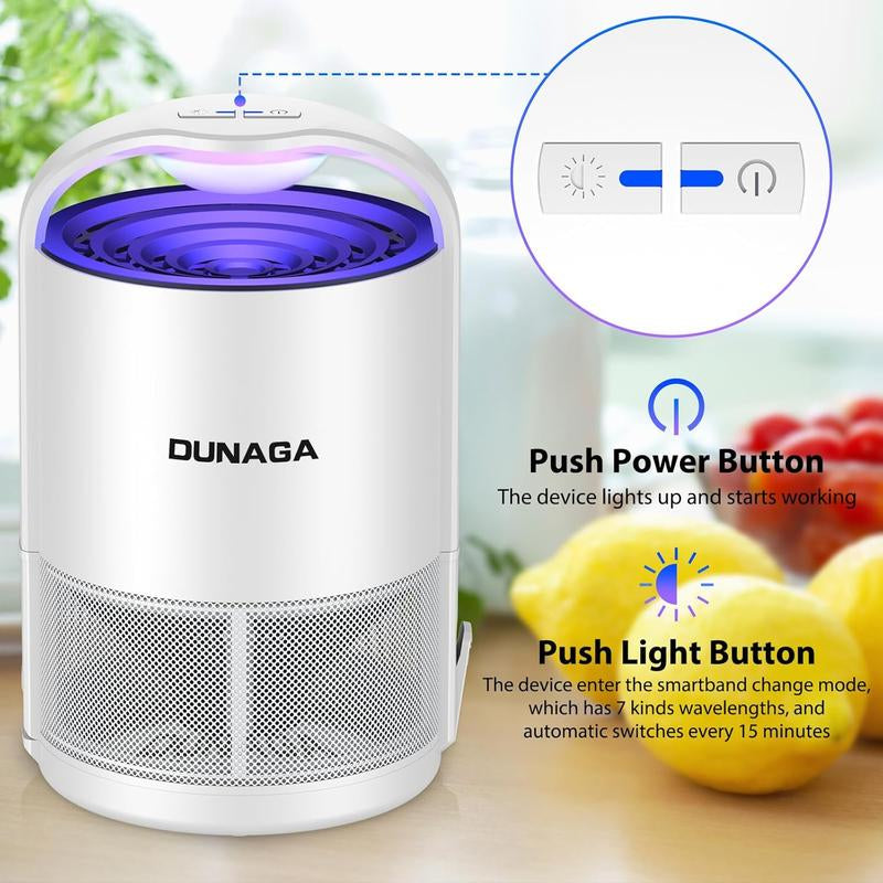 Fly Traps Indoor, Fruit Fly Traps, Gnat Traps, Bug Zapper Indoor, Insect Traps Indoor with 10 Sticky Glue Boards, White, Fathersdaygift