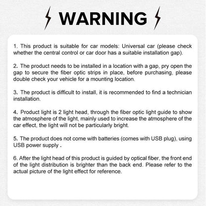 USB Powered Car Interior LED Light for Summer Fall Gift, Car Electronics, Multiple Color Modes 5M Fiber Ambient Light, Car Interior Lighting, Magic Car Ambient Light Strip, LED Car Lights