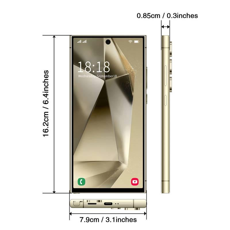 Unlocked Cell Phone, Android 13 Smartphone, 8GB+256GB, 6800Mah Battery, 24MP+50MP Camera Mobile Phone, 6.8'' Screen Cell Phone,5G Phone, Built in Pen, Dual SIM Cellphone